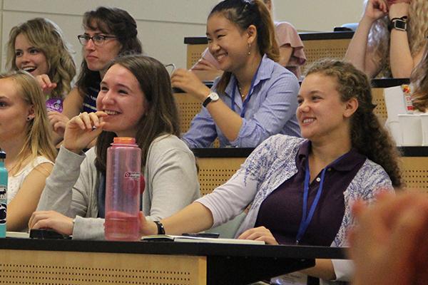 Photo of students in lecture hall